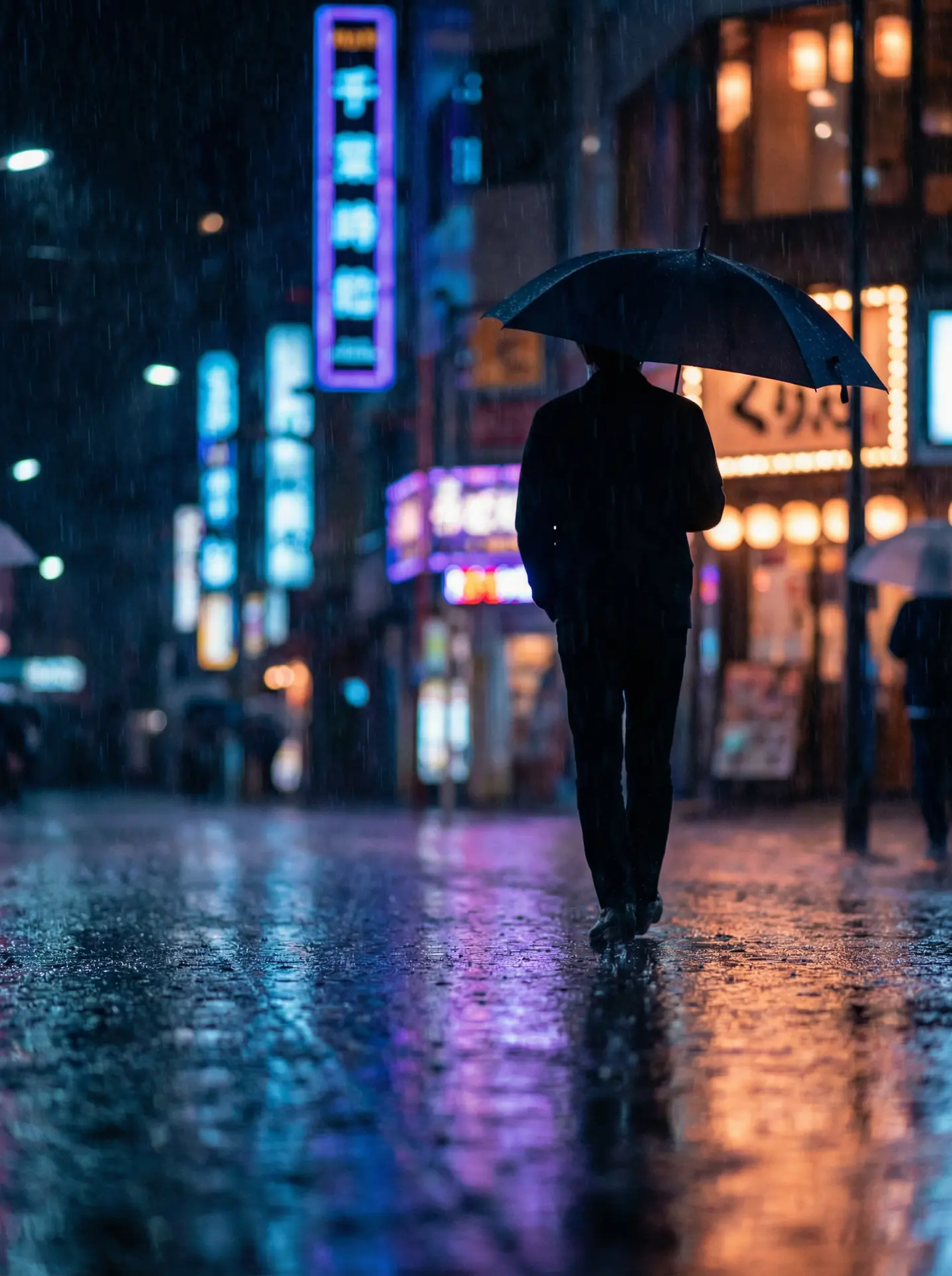 大长腿 - 夜景街拍构图技巧